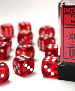 Chessex Translucent 16mm d6 Dice Set of 12