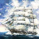 Clipper Ship Cutty Sark 1/350