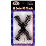 ATM2568 N-Scale Code 80 60 Degree Crossing Snap-Track Nickel Silver