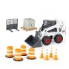 TOMY 1/16 Big Farm Bobcat S450 Skid Steer Set with Accessories 47259