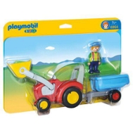 Playmobil Tractor with Trailer