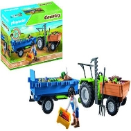 Farm Harvester Tractor with Trailer