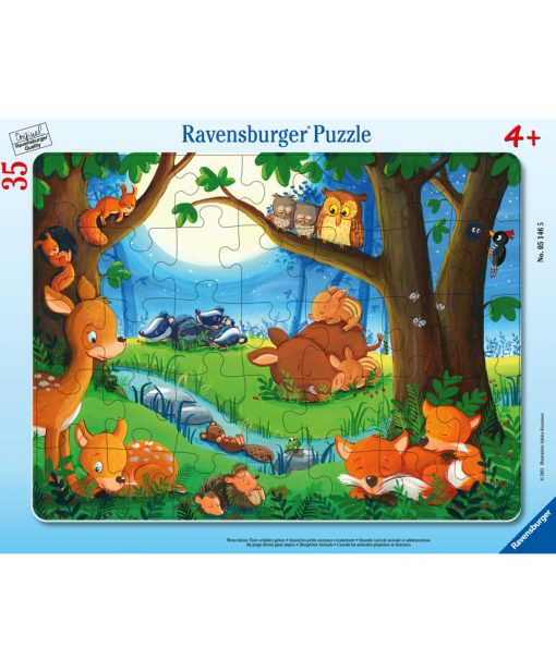 Ravensburg Puzzle Sleepytime Animals 35 piece