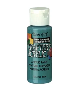 Crafter’s Acrylic All-Purpose Paint 2oz- Dark Turquoise