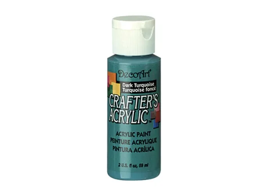 Crafter’s Acrylic All-Purpose Paint 2oz- Dark Turquoise