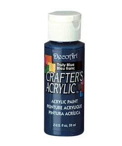 Crafter’s Acrylic All-Purpose Paint 2oz- Truly blue