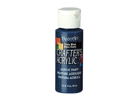 Crafter’s Acrylic All-Purpose Paint 2oz- Truly blue