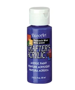 Crafter’s Acrylic All-Purpose Paint 2oz- Peacock Blue