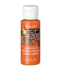 Crafter’s Acrylic All-Purpose Paint 2oz- Bright Orange