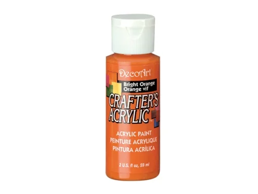 Crafter’s Acrylic All-Purpose Paint 2oz- Bright Orange