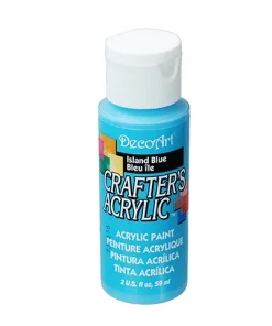 Crafter’s Acrylic All-Purpose Paint 2oz- Island Blue