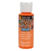 Crafter’s Acrylic All-Purpose Paint 2oz- Orange Neon
