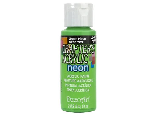 Crafter’s Acrylic All-Purpose Paint 2oz- Green Neon