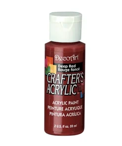Crafter’s Acrylic All-Purpose Paint 2oz- Deep Red