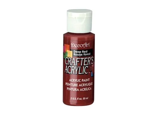 Crafter’s Acrylic All-Purpose Paint 2oz- Deep Red