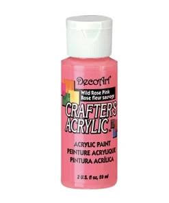 Crafter’s Acrylic All-Purpose Paint 2oz- Wild Rose Pink
