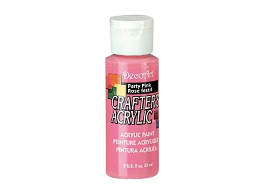 Crafter’s Acrylic All-Purpose Paint 2oz- Party Pink