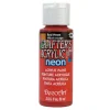 Crafter’s Acrylic All-Purpose Paint 2oz- Red Neon
