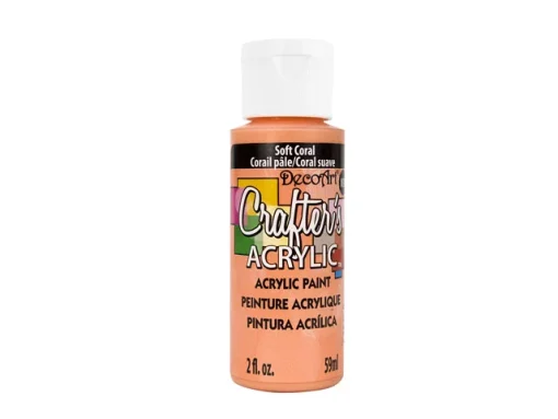 Crafter’s Acrylic All-Purpose Paint 2oz- Soft Coral