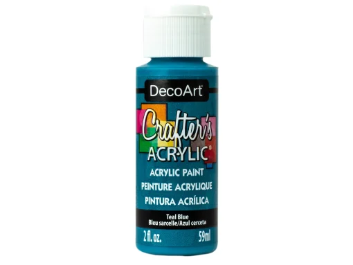 Crafter’s Acrylic All-Purpose Paint 2oz- Teal Blue