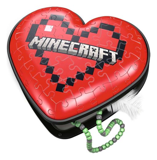 Minecraft Heart 3D Puzzle 54pc - Image 2