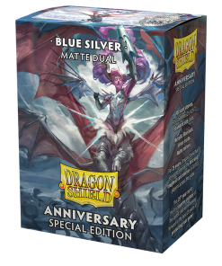 DRAGON SHIELD SLEEVES ANNIVERSARY SPECIAL EDITION BLUE/SILVER