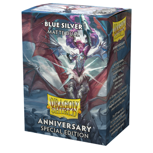 DRAGON SHIELD SLEEVES ANNIVERSARY SPECIAL EDITION BLUE/SILVER
