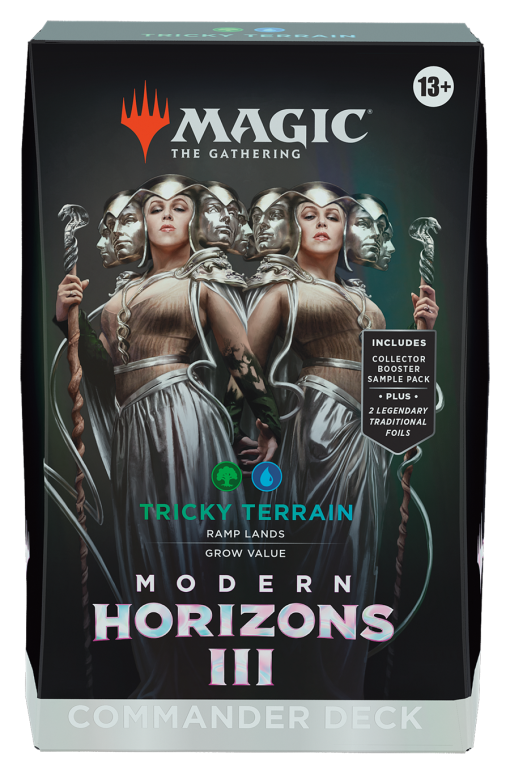 MTG MODERN HORIZONS 3 COMMANDER DECK- TRICKY TERRAIN - Image 2