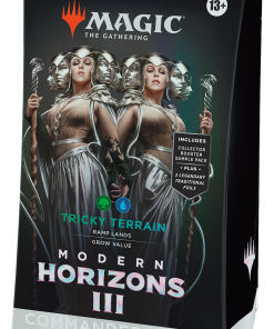 MTG MODERN HORIZONS 3 COMMANDER DECK- TRICKY TERRAIN