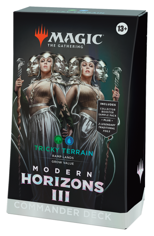 MTG MODERN HORIZONS 3 COMMANDER DECK- TRICKY TERRAIN