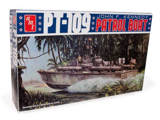AMT JOHN F. KENNEDY PT-109 1:64 SCALE MODEL KIT - Image 3