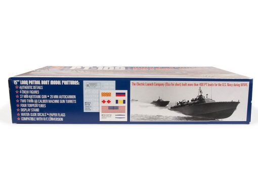 AMT JOHN F. KENNEDY PT-109 1:64 SCALE MODEL KIT - Image 4