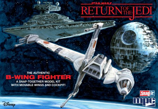 MPC STAR WARS: RETURN OF THE JEDI B-WING FIGHTER (SNAP) 1/144 SCALE