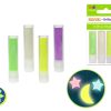 8g Glow-in-the-Dark Glitter Vials 4pc x 2g Asst - Sparkle