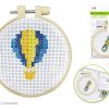 DIY Mini Cross-Stitch Kit - Hot Air Balloon