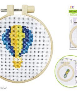 DIY Mini Cross-Stitch Kit - Hot Air Balloon