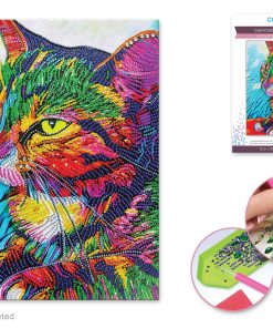 Diamond Painting Art Kit 12"x16" w/Gems+Tool+Tray - Cat 2