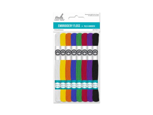 Needlecrafters: 8m Cotton Embroidery Floss 8 Hanks Basics Asst - Image 4