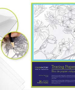 Color Factory: Tracing Paper 9"x12" 50gsm 24 Sheets Acid Free
