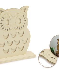 Wood Craft: DIY 6" 3D Shape Standing - Owl
