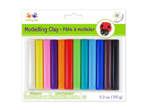 Krafty Kids: Modelling Clay Tubes x12 Asst 150g - Image 4