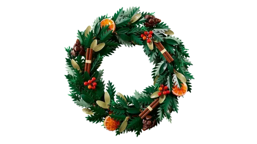 LEGO® Icons Wreath-Making Kit and Holiday Garland 10340 - Image 3