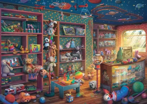 Abandoned Places: Tattered Toy Store - 1000 Pieces Puzzle - Image 2