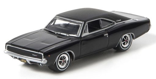 1/64 1968 Dodge Charger RT - Black (Hobby Exclusive) - Greenlight Collectibles