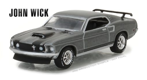 1/64 1969 Ford Mustang BOSS 429 - John Wick (2014) - Greenlight Collectibles