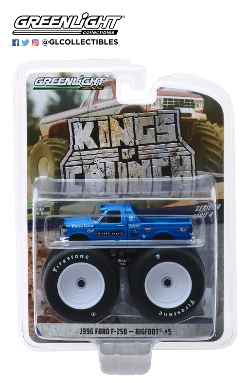 1/64 Bigfoot #5 - 1996 Ford F-250 Monster Truck  - Greenlight Collectibles - Image 2