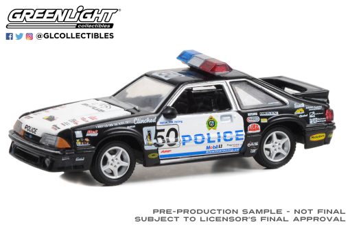 1/64 1993 Ford Mustang LX - Edmonton Police - Greenlight Collectibles