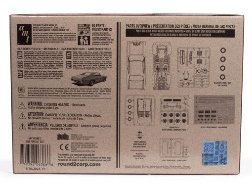 AMT 1968 PONTIAC GTO HARDTOP CRAFTSMAN PLUS 1:25 SCALE MODEL KIT - Image 2
