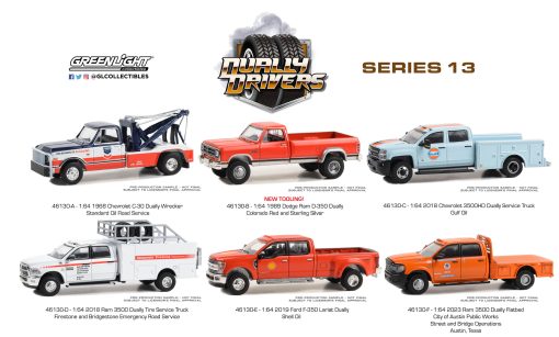 1/64 Dually Drivers 13 - Greenlight Collectibles
