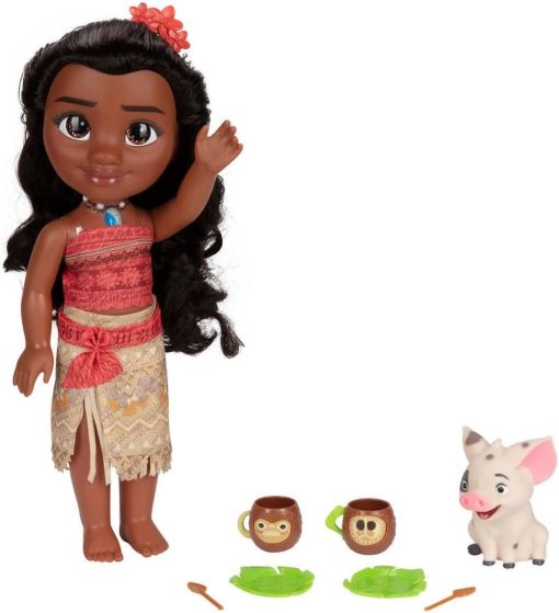 Disney Princess Doll Tea Time Moana and Pua - Image 2